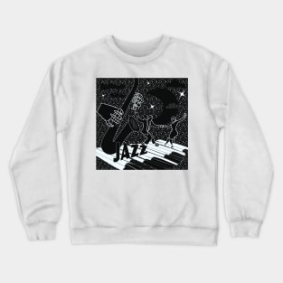 Get Fired Up for Jazz Day: Let the Music Ignite Your Soul! Crewneck Sweatshirt